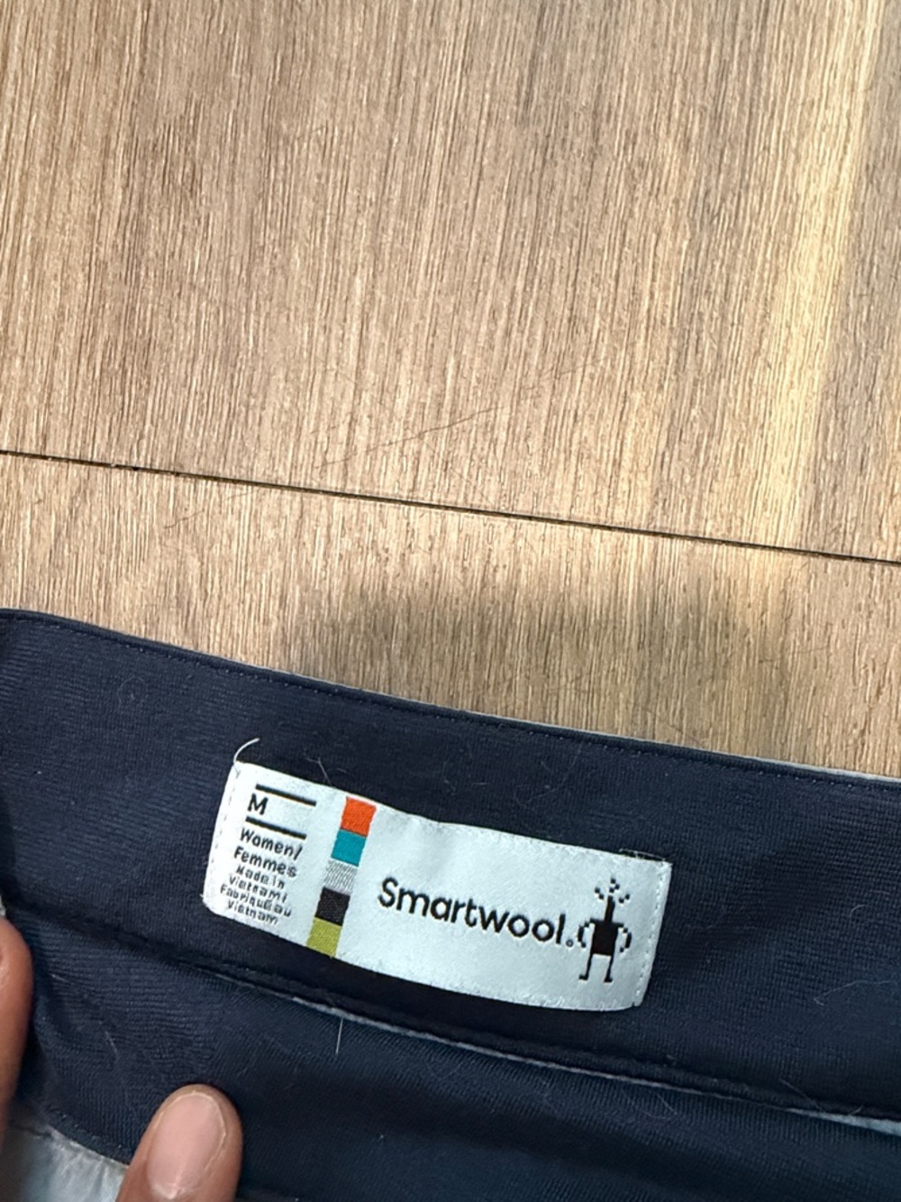 SmartWool Smartloft 120 Quilted Mini Skirt Storm Gray - Picture 4 of 5